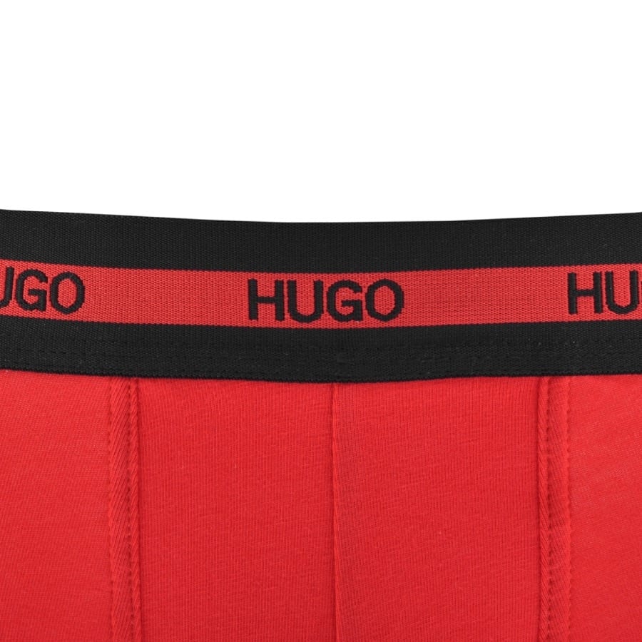 Alternative Image for ProductHUGO Double Pack Boxer Trunks Red3